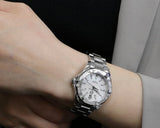 Tag Heuer Aquaracer Mother of Pearl Dial Silver Steel Strap Watch for Women - WBD131A.BA0748