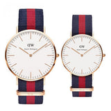 Daniel Wellington Classic Oxford White Dial Two Tone NATO Strap Watch For Women - DW00100029
