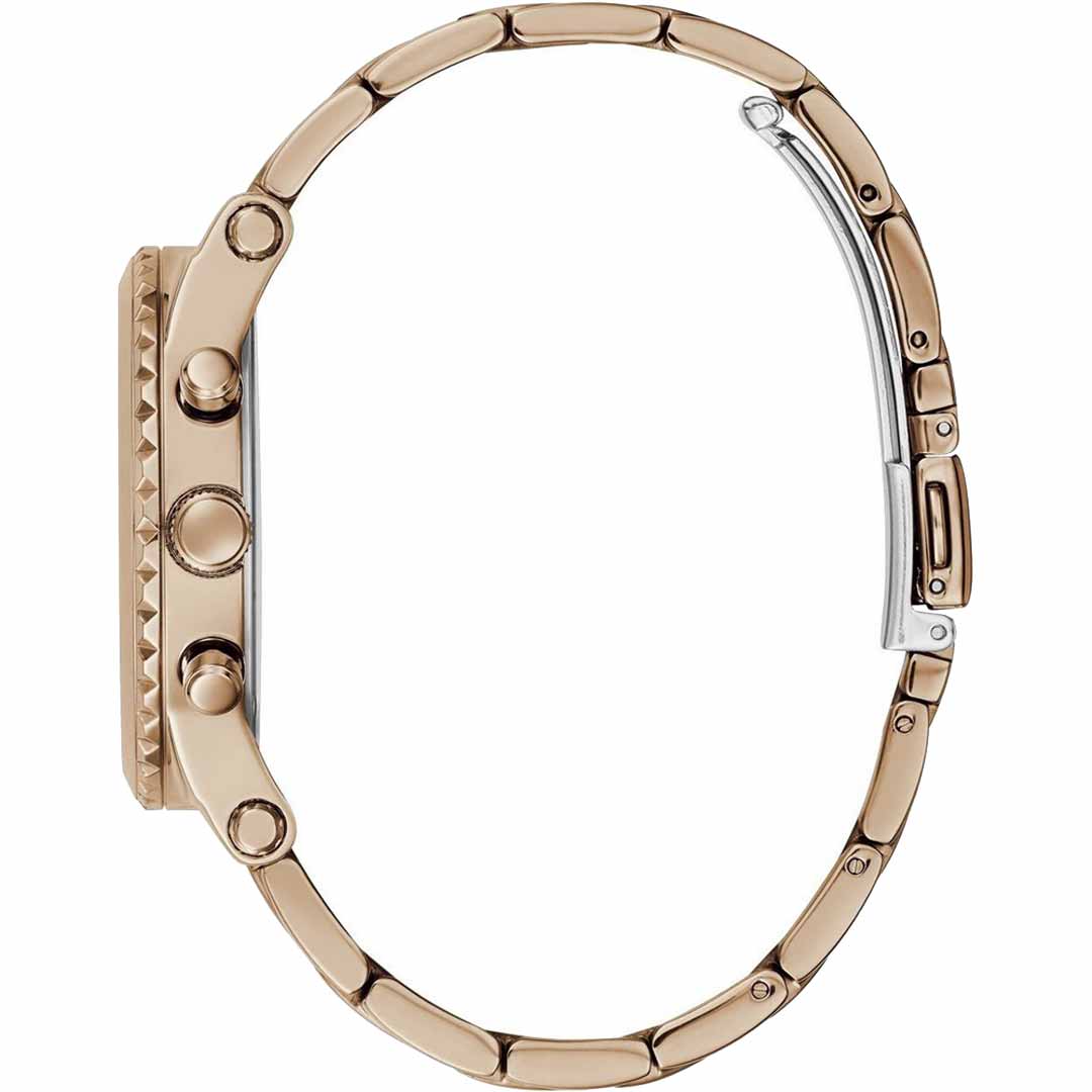 Guess Eclipse Rose Gold Dial Rose Gold Steel Strap Watch for Women - GW0314L3