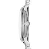 Marc Jacobs Marc White Dial Silver Steel Strap Watch for Women - MBM3420