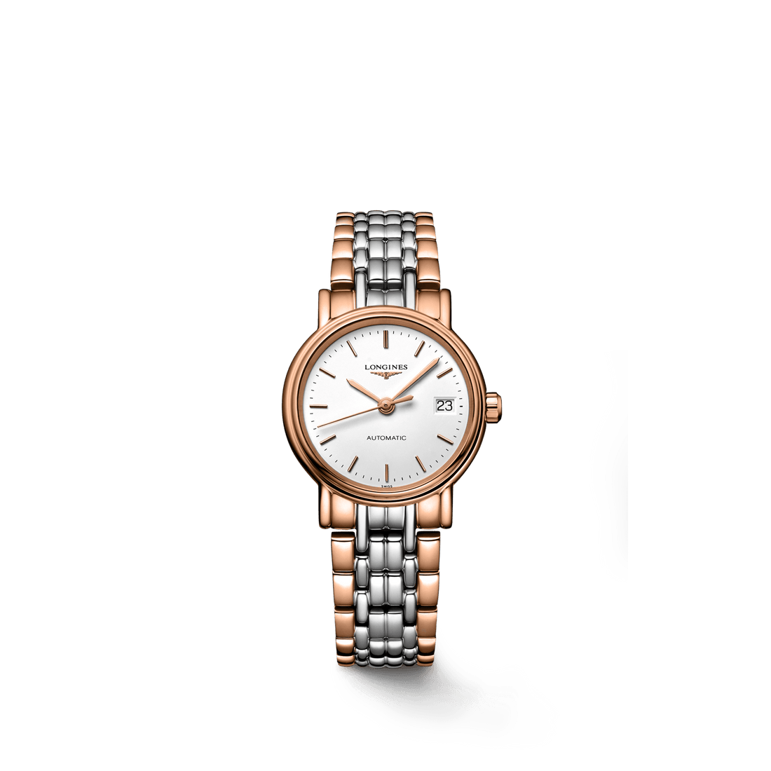 Longines Presence 30mm Automatic Two Tone Watch for Women - L4.321.1.12.7