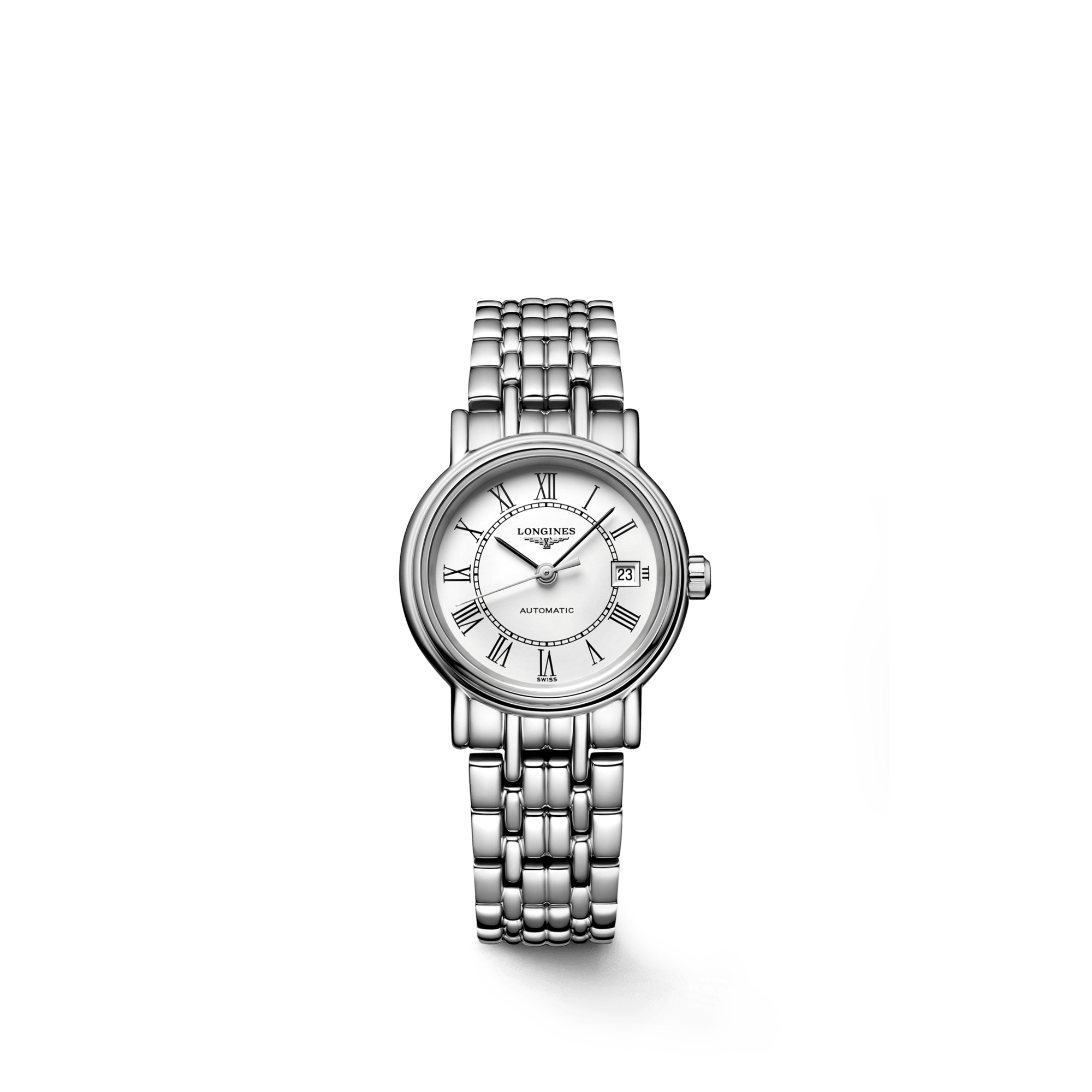 Longines Presence 25.5mm Automatic Stainless Steel Watch for Women - L4.321.4.11.6