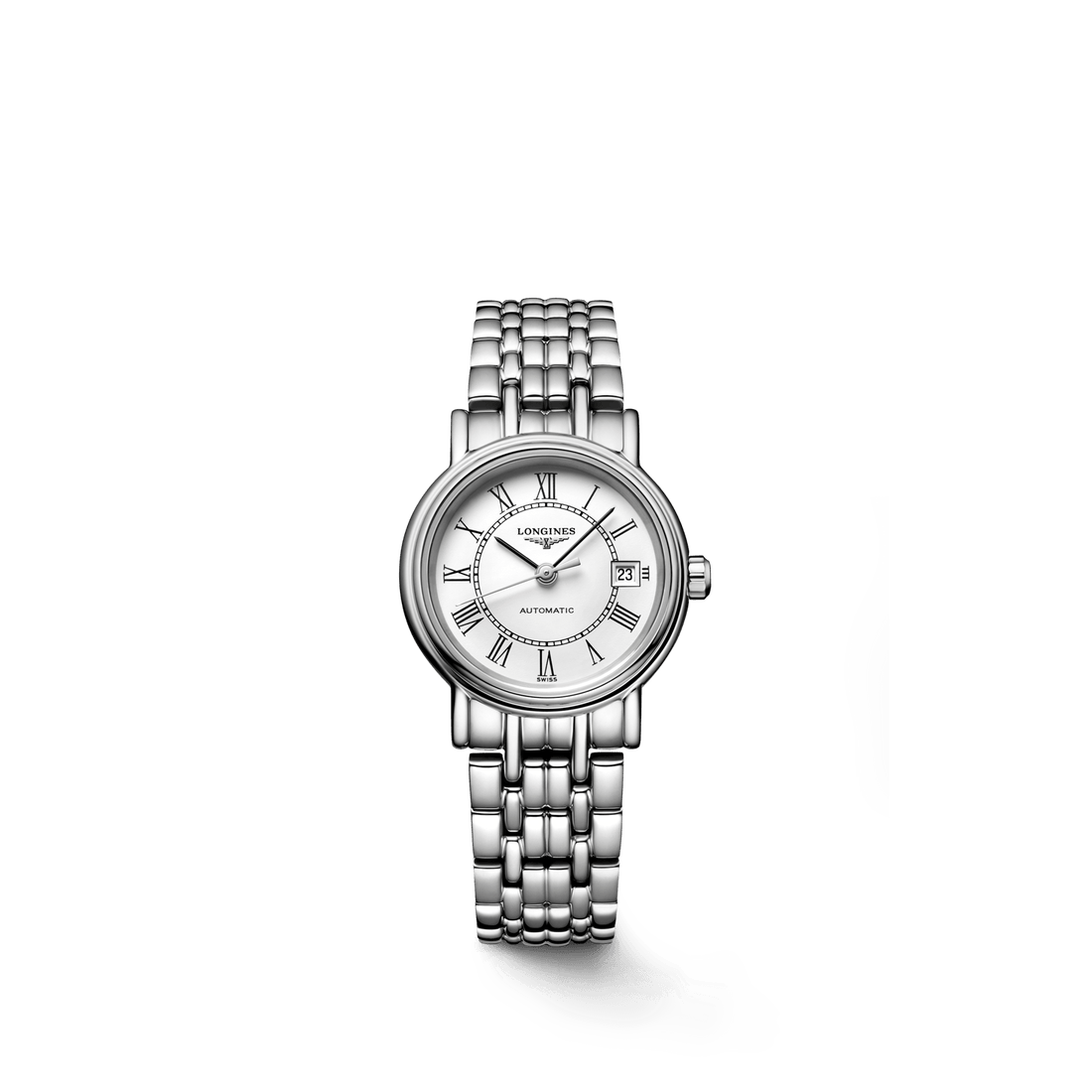 Longines Presence 25.5mm Automatic Stainless Steel Watch for Women - L4.321.4.11.6