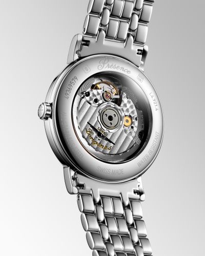 Longines Presence 38.5mm Automatic Stainless Steel Watch for Men - L4.921.4.52.6