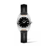 Longines Equestrian Quartz Diamond Black Dial Watch for Women - L6.136.4.57.0