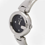 Gucci Guccisima Quartz Black Dial Silver Steel Strap Watch For Women - YA134501