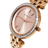 Michael Kors Darci Rose Gold Dial Rose Gold Stainless Steel Strap Watch for Women - MK3366