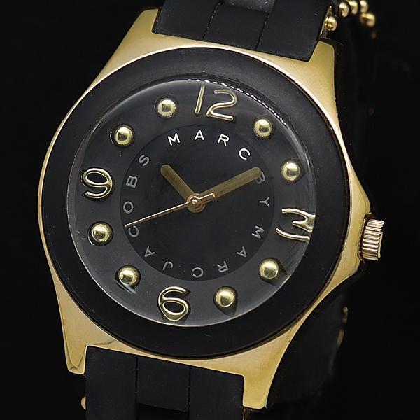 Marc Jacobs Pelly Black Dial Black Silicone Strap Watch for Women - MBM2540