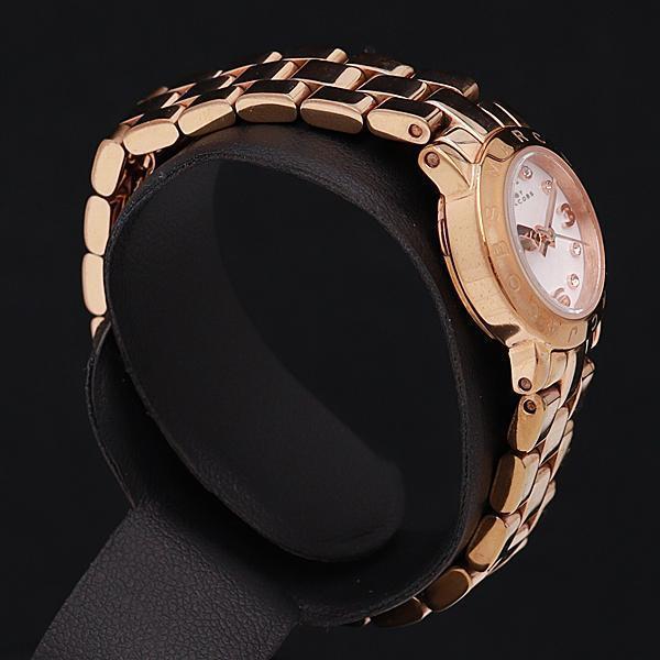 Marc Jacobs Amy White Dial Rose Gold Steel Strap Watch for Women - MBM3227