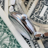 Marc Jacobs Sally White Dial Silver Steel Strap Watch for Women - MBM8642