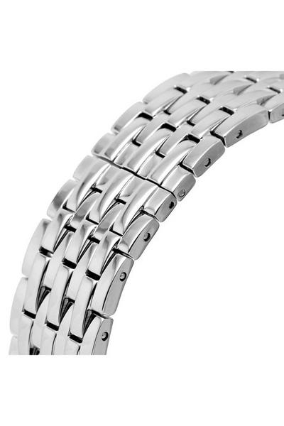 Bulova Phantom Classic Baguette Green Dial Silver Steel Strap Watch for Men - 96A253