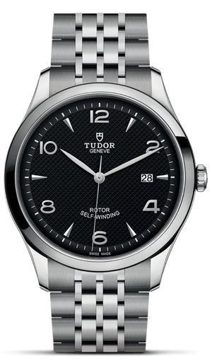 Tudor 1926 Automatic Black Dial Silver Steel Strap Watch for Men - M91650-0002
