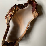 Marc Jacobs Rock Chronograph Red Dial Red Silicone Strap Watch for Women - MBM2596