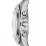 Marc Jacobs Peeker Chronograph Silver Dial Silver Steel Strap Watch for Women - MBM3371