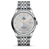 Tudor 1926 Automatic Diamonds Silver Dial Silver Steel Strap Watch for Men - M91650-0003