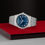 Tudor Royal Automatic Blue Dial Silver Steel Strap Watch for Men - M28600-0005