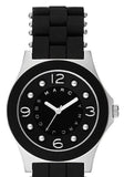 Marc Jacobs Pelly Black Dial Black Silicone Strap Watch for Women - MBM2541
