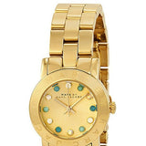 Marc Jacobs Amy Dexter Gold Dial Gold Steel Strap Watch for Women - MBM3218
