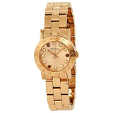 Marc Jacobs Amy Rose Gold Dial Rose Gold Steel Strap Watch for Women - MBM3219