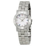 Marc Jacobs Amy White Dial Silver Steel Strap Watch for Women - MBM3217