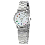 Marc Jacobs Baker Dexter White Dial Silver Steel Strap Watch for Women - MBM3423