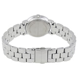 Marc Jacobs Baker Dexter White Dial Silver Steel Strap Watch for Women - MBM3423