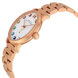 Marc Jacobs Baker White Dial Rose Gold Steel Strap Watch for Women - MBM3441