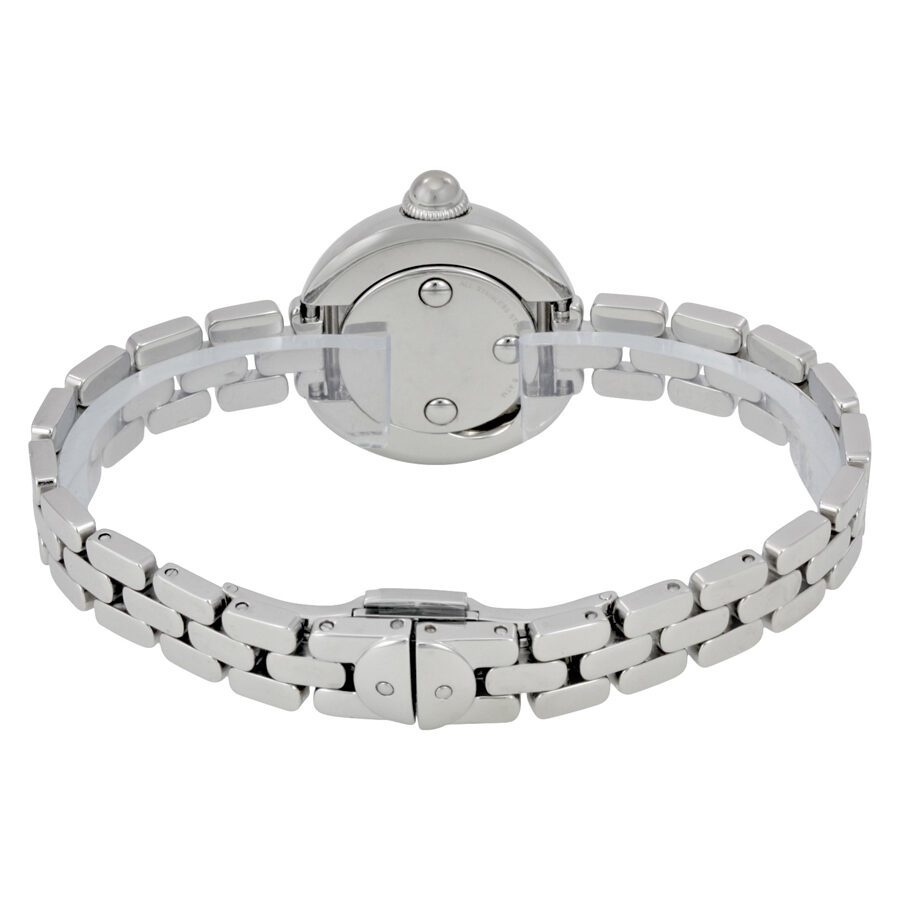 Marc Jacobs Courtney Mother of Pearl White Dial Silver Steel Strap Watch for Women - MJ3459