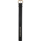 Marc Jacobs Amy Black Dial Black Leather Strap Watch for Women - MBM1154