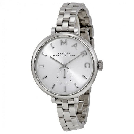 Marc Jacobs Sally Silver Dial Silver Steel Strap Watch for Women - MBM3362