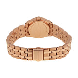 Marc Jacobs Peeker Pink Dial Rose Gold Stainless Steel Strap Watch for Women - MBM3377