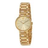 Marc Jacobs Peggy Gold Dial Gold Steel Strap Watch for Women - MBM3405