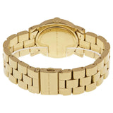 Marc Jacobs Amy White Dial Gold Steel Strap Watch for Women - MBM3056