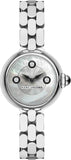 Marc Jacobs Courtney Mother of Pearl White Dial Silver Steel Strap Watch for Women - MJ3459