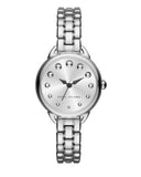 Marc Jacobs Betty White Dial Silver Steel Strap Watch for Women - MJ3497
