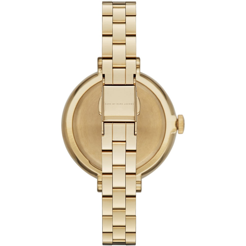 Marc Jacobs Sally Champagne Gold Dial Gold Steel Strap Watch for Women - MBM3363