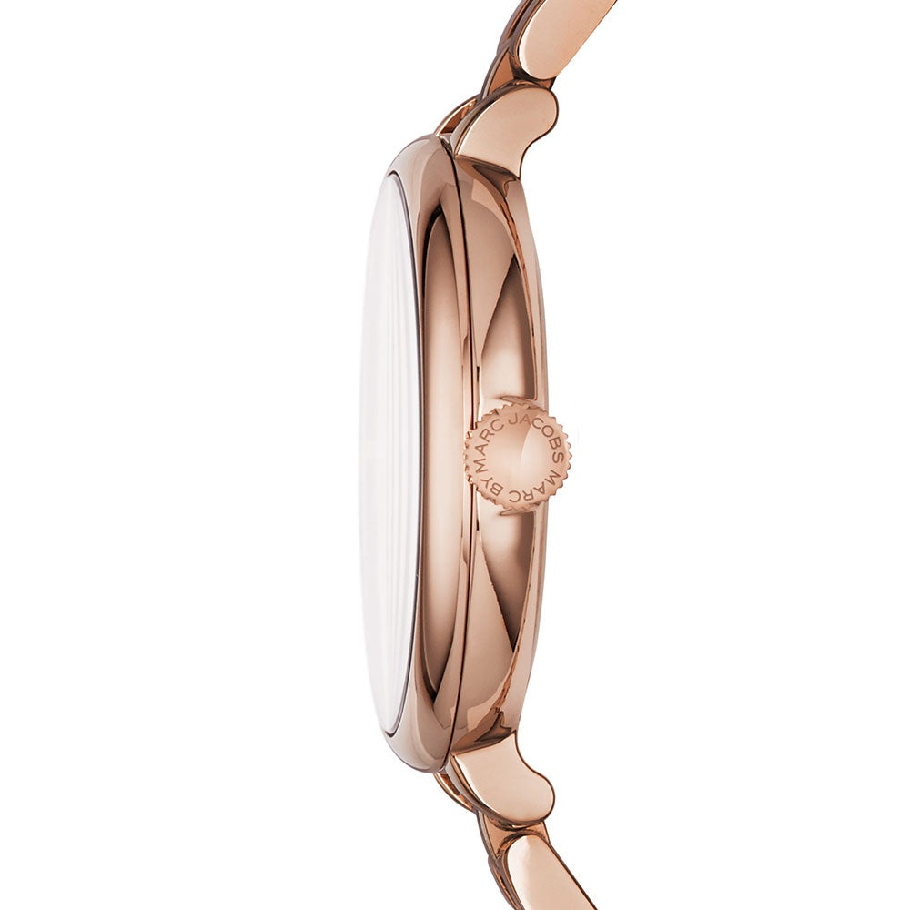Marc Jacobs Sally Rose Gold Dial Rose Gold Steel Strap Watch for Women - MBM3364