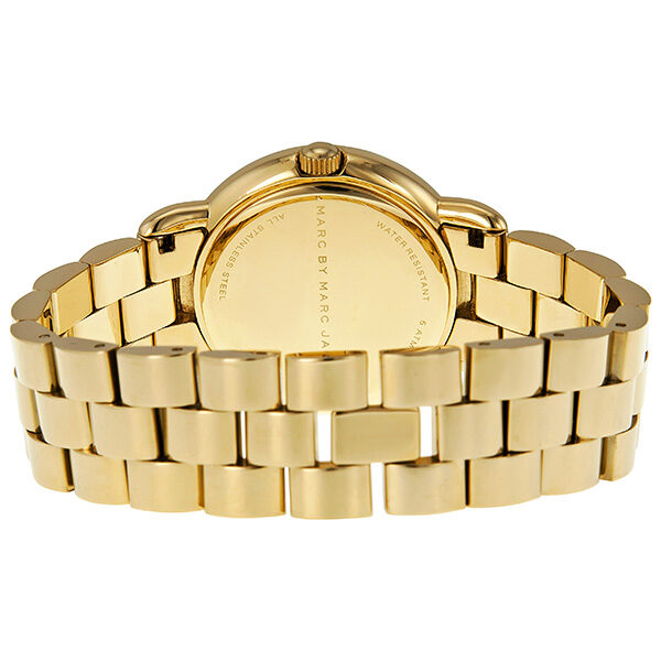 Marc Jacobs Marci Gold Dial Gold Steel Strap Watch for Women - MBM3098