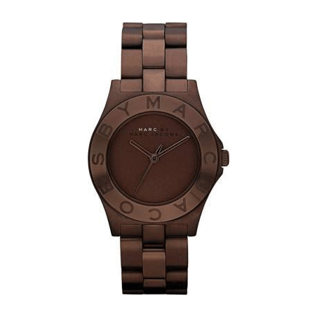 Marc Jacobs Amy Brown Dial Brown Steel Strap Watch for Women - MBM3128