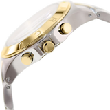 Marc Jacobs Blade Chronograph Silver Dial Two Tone Steel Strap Watch for Women - MBM3177