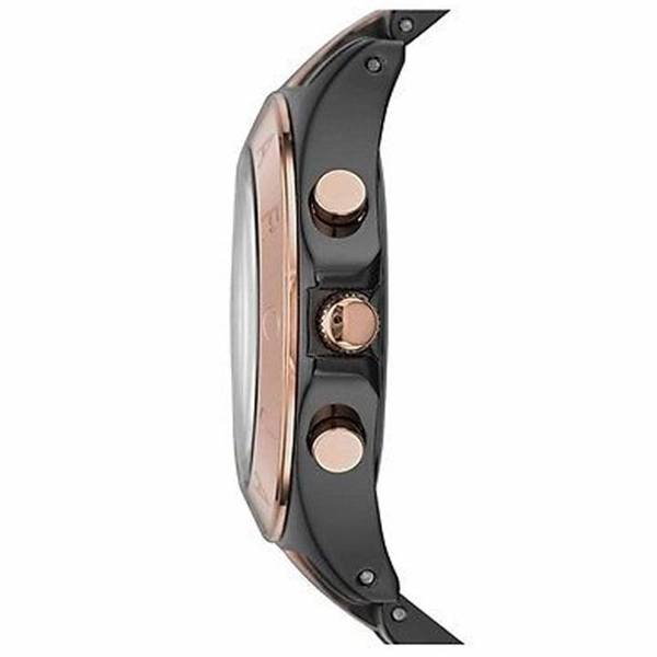 Marc Jacobs Blade Chronograph Grey Dial Two Tone Steel Strap Watch for Women - MBM8583