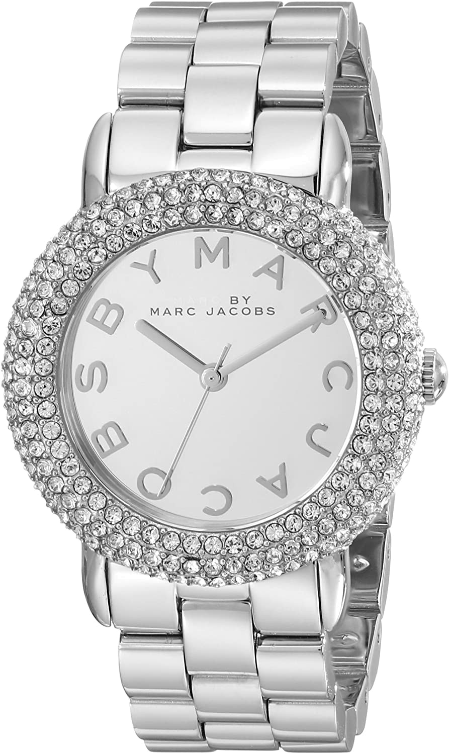 Marc Jacobs Marci Silver Dial Silver Steel Strap Watch for Women - MBM3190