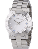 Marc Jacobs Amy Dexter Silver Dial Silver Steel Strap Watch for Women - MBM3214