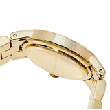 Marc Jacobs Amy Black Dial Gold Steel Strap Watch for Women - MBM3273