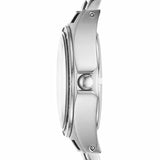 Marc Jacobs Henry Transparent Silver Dial Silver Steel Strap Watch for Women - MBM3337