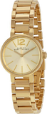 Marc Jacobs Peggy Gold Dial Gold Steel Strap Watch for Women - MBM3405
