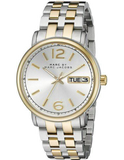 Marc Jacobs Fergus Silver Dial Two Tone Steel Strap Watch for Women - MBM3426