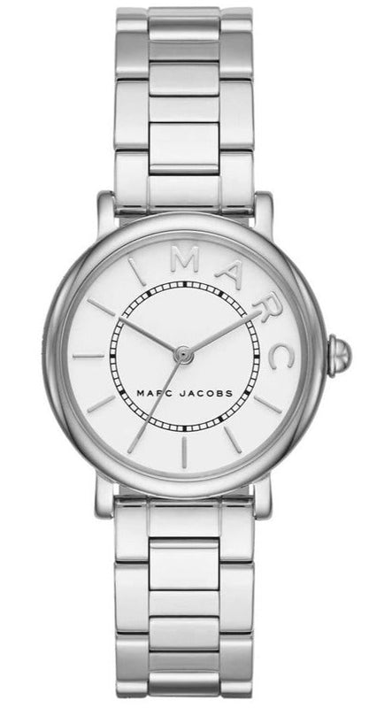 Marc Jacobs Roxy White Dial Silver Steel Strap Watch for Women - MJ3525