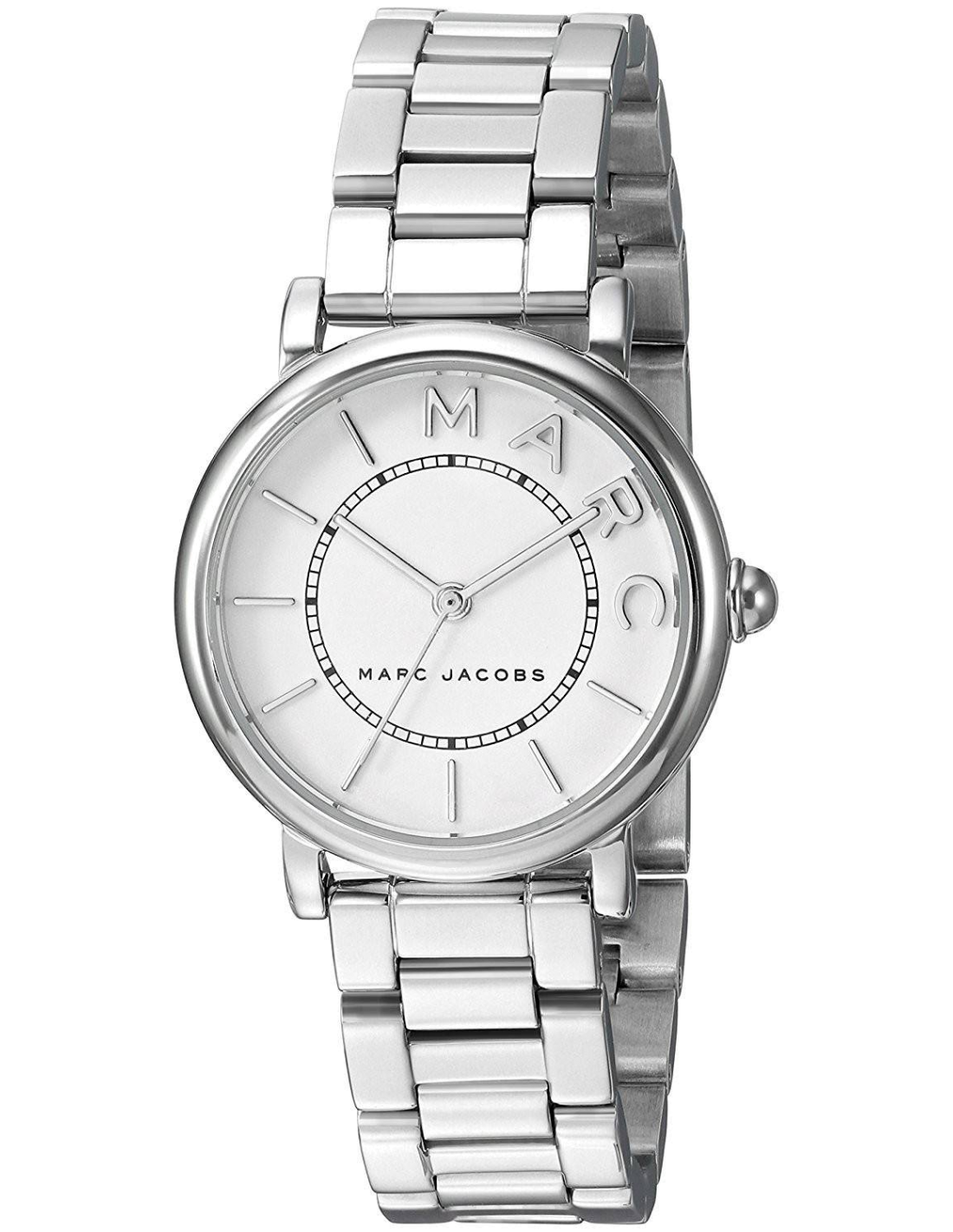 Marc Jacobs Roxy White Dial Silver Steel Strap Watch for Women - MJ3525