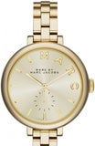 Marc Jacobs Sally Champagne Gold Dial Gold Steel Strap Watch for Women - MBM3363